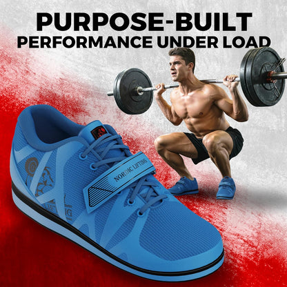 MEGIN Deadlift Shoes – Elevated Heel Gym Footwear for Powerlifting, Weightlifting & Strength Training – Non-Slip Sole Lifting Shoes for Men