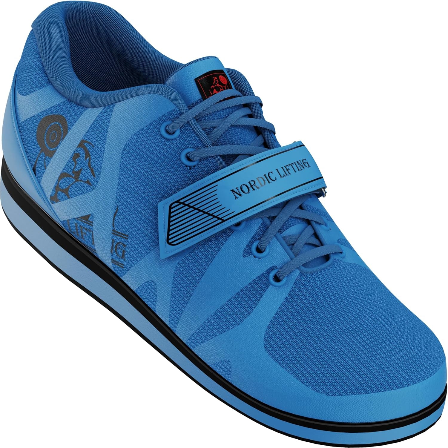 MEGIN Deadlift Shoes – Elevated Heel Gym Footwear for Powerlifting, Weightlifting & Strength Training – Non-Slip Sole Lifting Shoes for Men