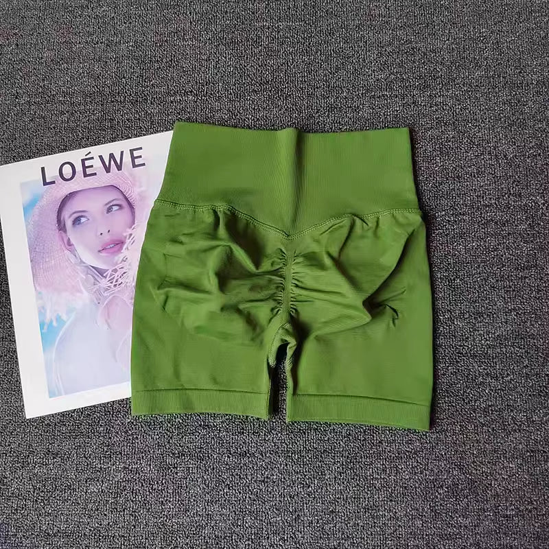 Summer Yoga Shorts Women Fitness Shorts Breathable Sports High Waist Running Shorts Cycling Shorts Workout Gym Sports Shorts