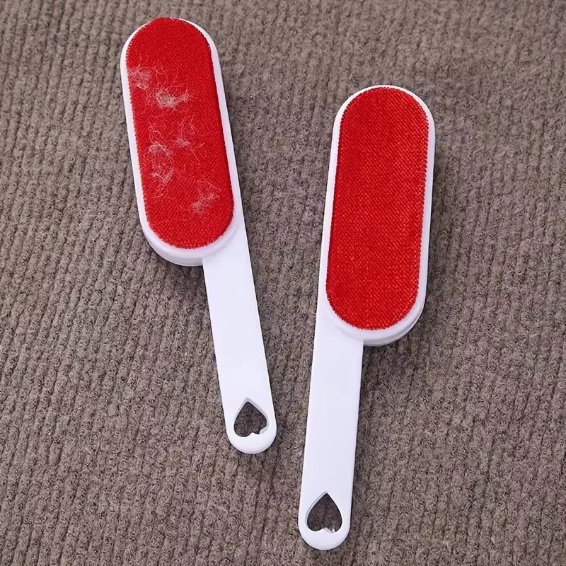 Self-Cleaning Lint Sticking Roller 2 Sides Dedusting Brush Pet Hair Remover Brush Removing Dog Cat Hair from Sofa Carpet Clothes
