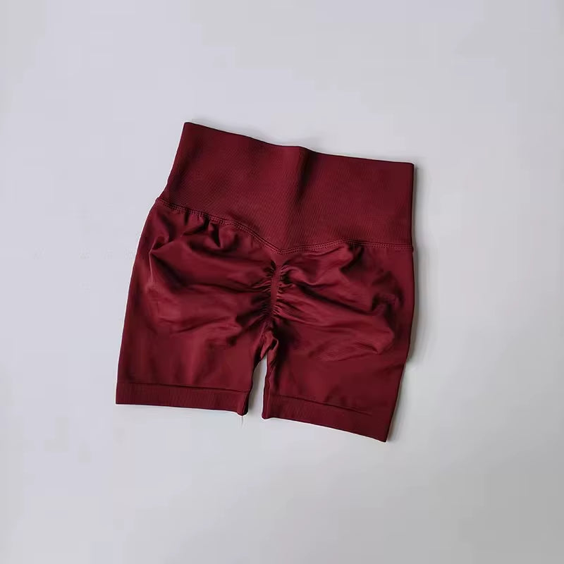 Summer Yoga Shorts Women Fitness Shorts Breathable Sports High Waist Running Shorts Cycling Shorts Workout Gym Sports Shorts