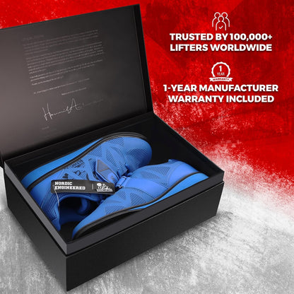 MEGIN Deadlift Shoes – Elevated Heel Gym Footwear for Powerlifting, Weightlifting & Strength Training – Non-Slip Sole Lifting Shoes for Men